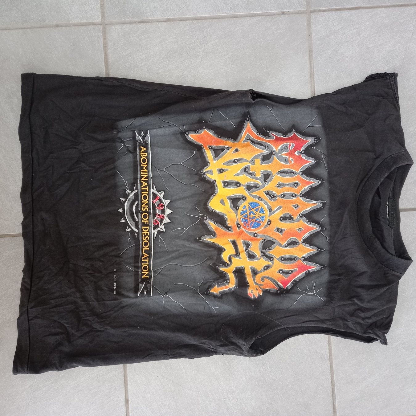 T-shirt: Ts morbid angel, death metal – Usato da St-Cergue venduto da VeganWarrior
