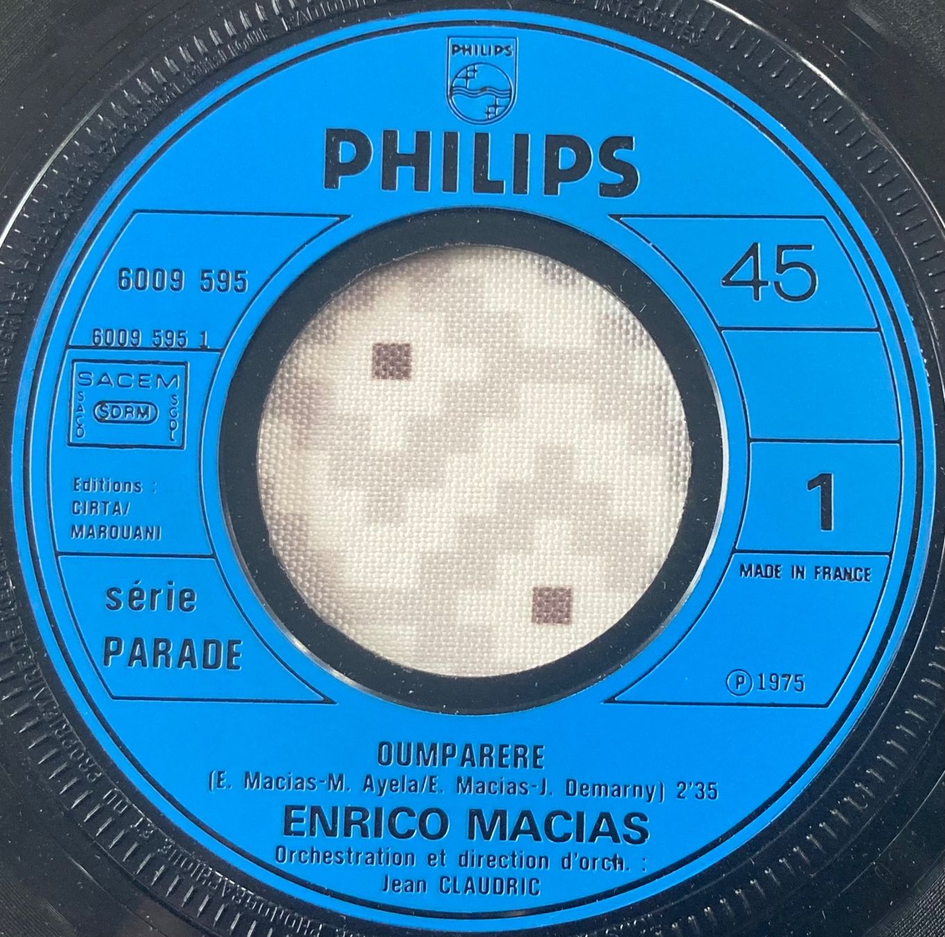 Schallplatten: ENRICO MACIAS - OUMPARERE – Gebraucht aus Poliez-Pittet von Newtown-Records 2