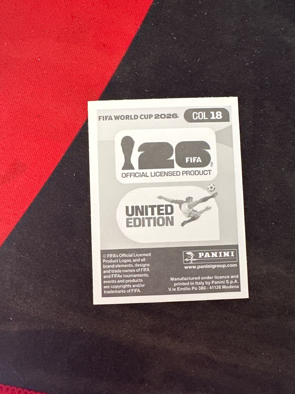 Panini Carte collezionabili: Panini FIFA WM 2026 Sticker - COL 18 – Usato da Sulz AG venduto da DealWerk 1
