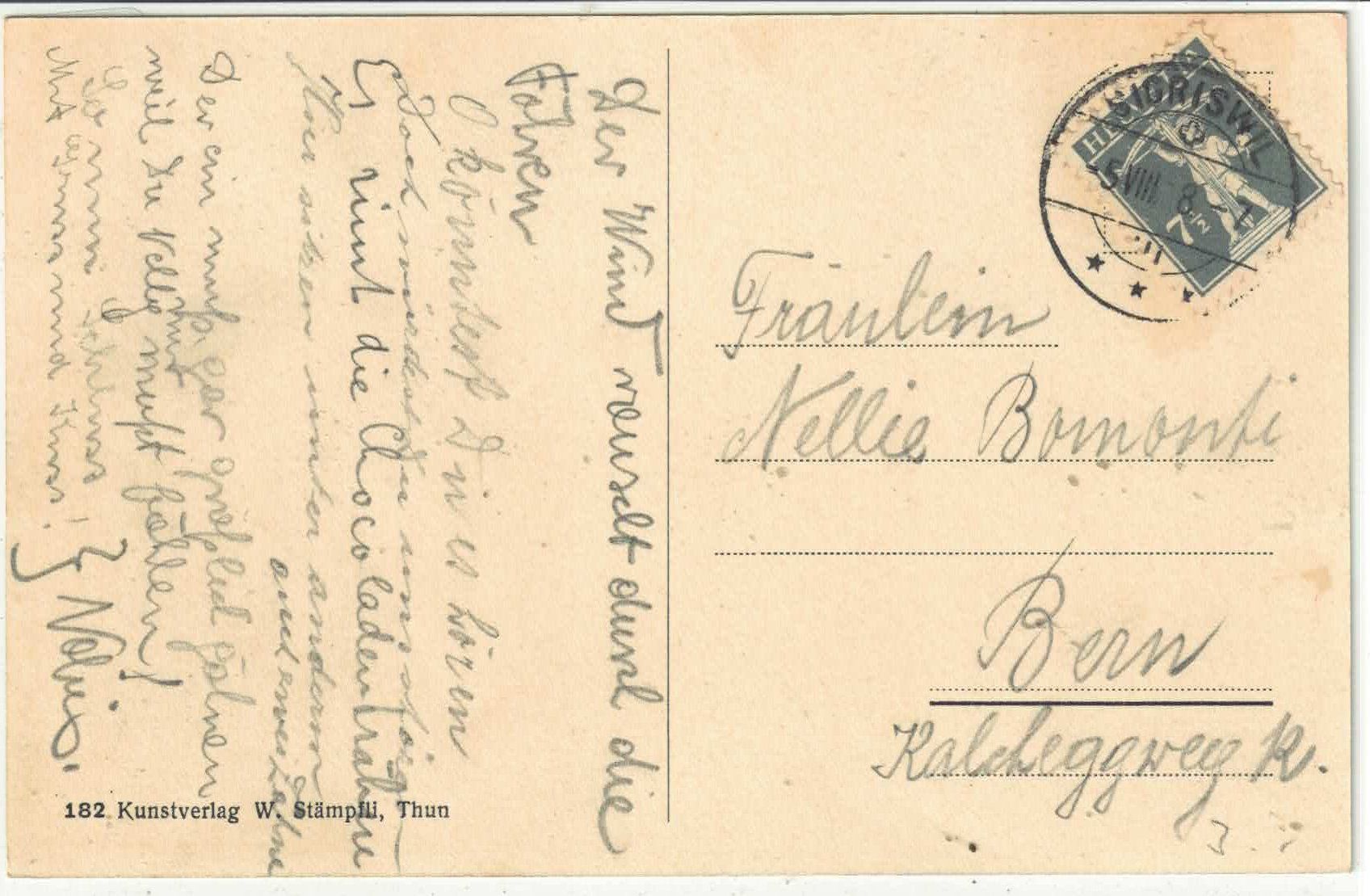Cartoline postali: Sigriswil und Niesen – Usato da Ettingen venduto da Kartenplanet 1