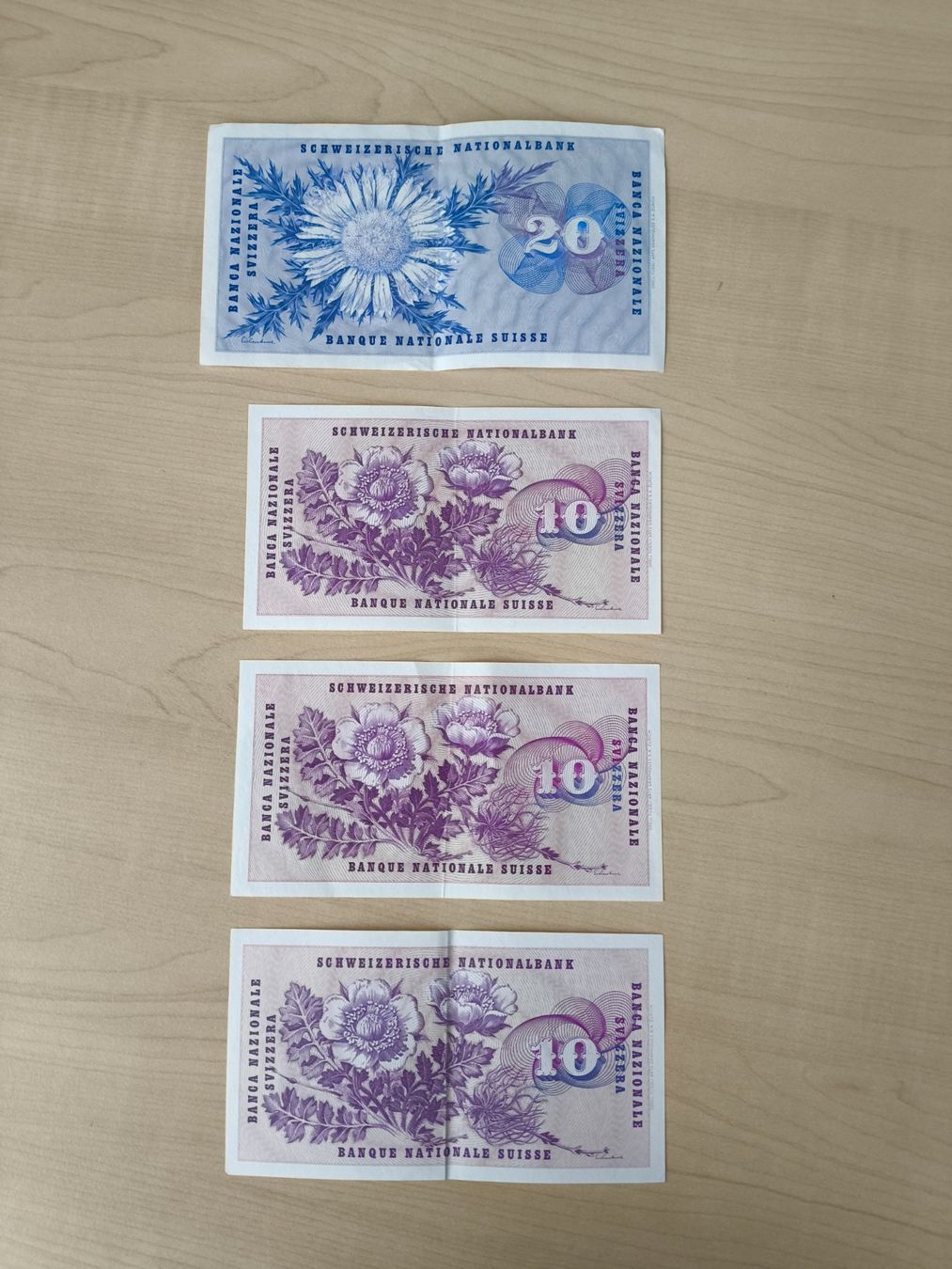 Banconote: CHF Banknoten – Nuovo (secondo la descrizione) da Andwil SG venduto da 9AA 1