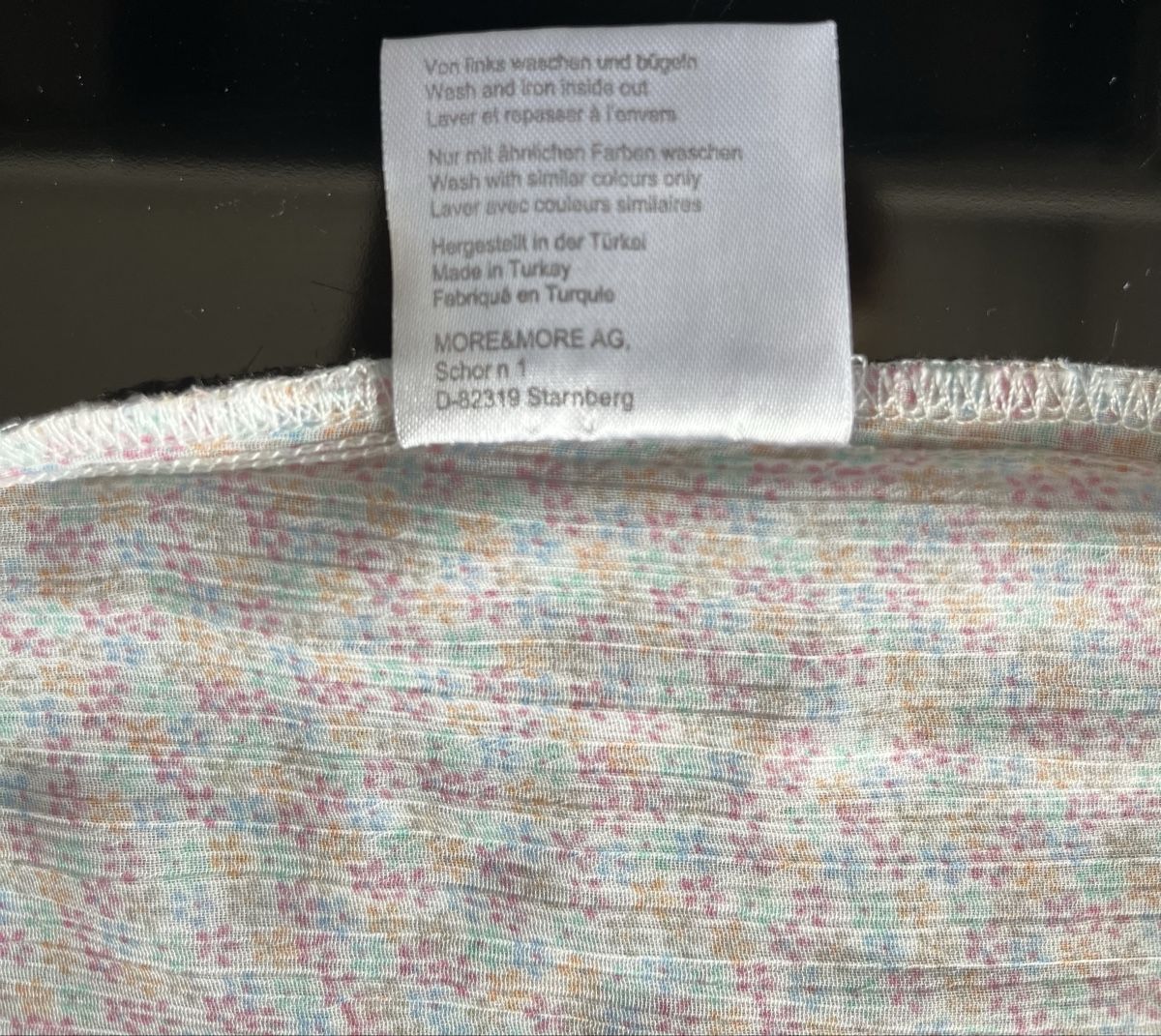 Blusen: MORE & MORE Bluse gemustert Grösse 38 neuwertig – Gebraucht aus Basel von Lila11 4