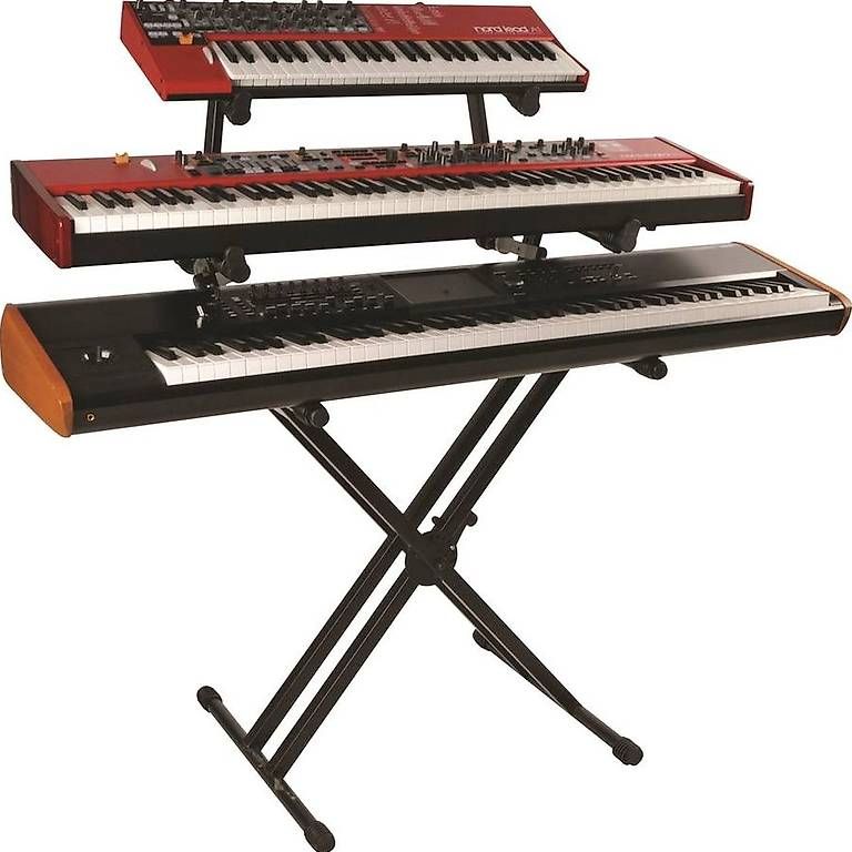 Supporti per strumenti musicali & leggii: Professioneller Doppel-Keyboardständer Quik Lok QL723 – Usato da Jona venduto da nice2have4us01 4