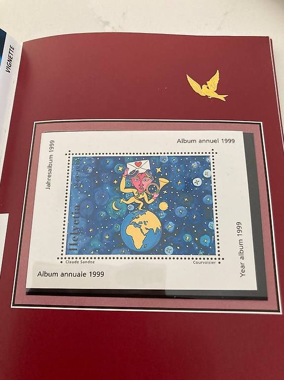 Album: Jahrbuch Schweizer Briefmarken 1999 – Nuovo e nell'imballaggio originale da Oberegg venduto da Modetrend1a 1