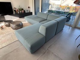 Sofa PYLLOW - Ozeanblau - 267 x 72 x 241 cm