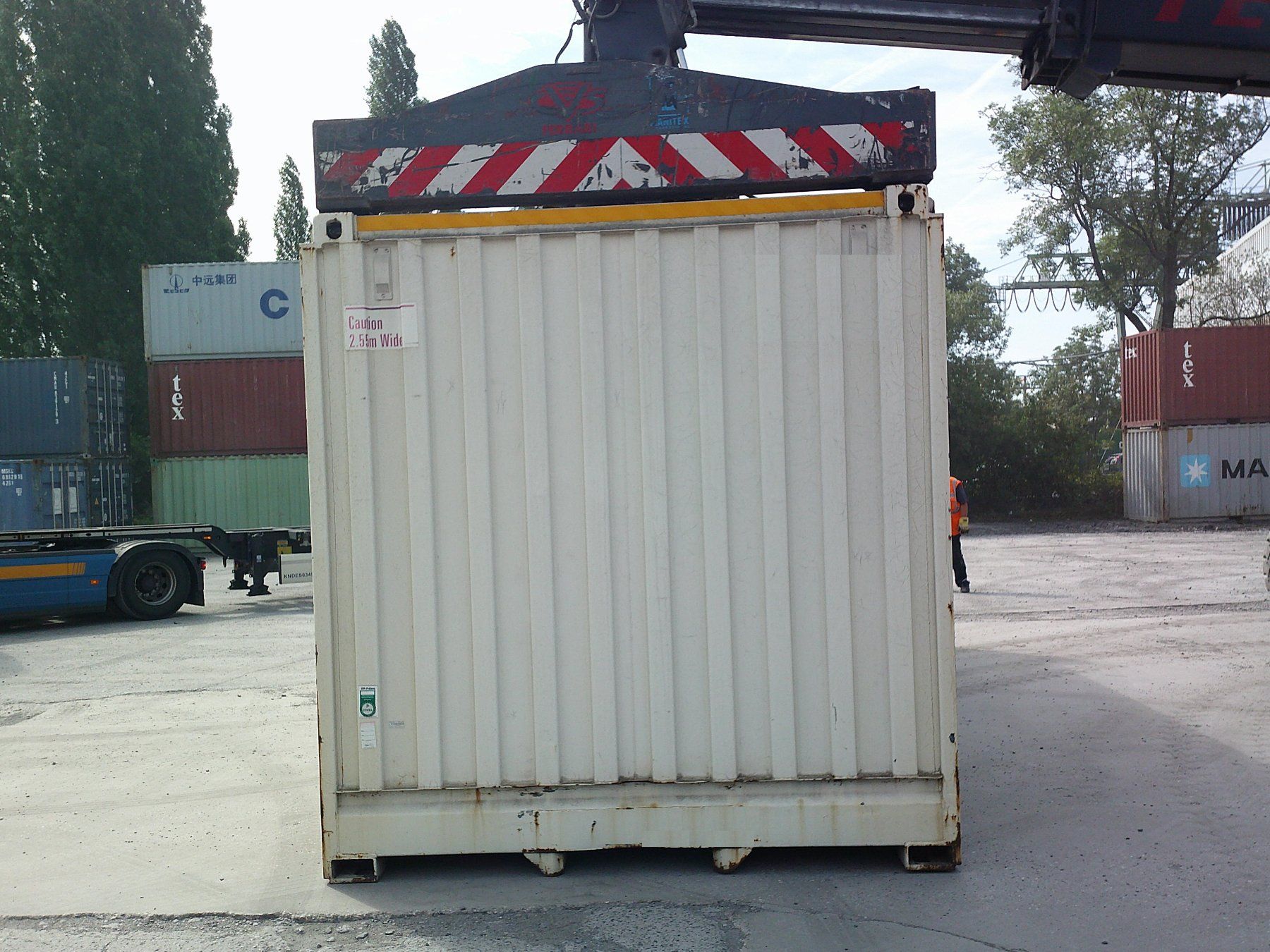 Contenitori edile: Wechselbrücke Container auf Stelzen BDF 7,45m Rolltor Rollto – Usato da Hamburg venduto da inf_r2kx 2