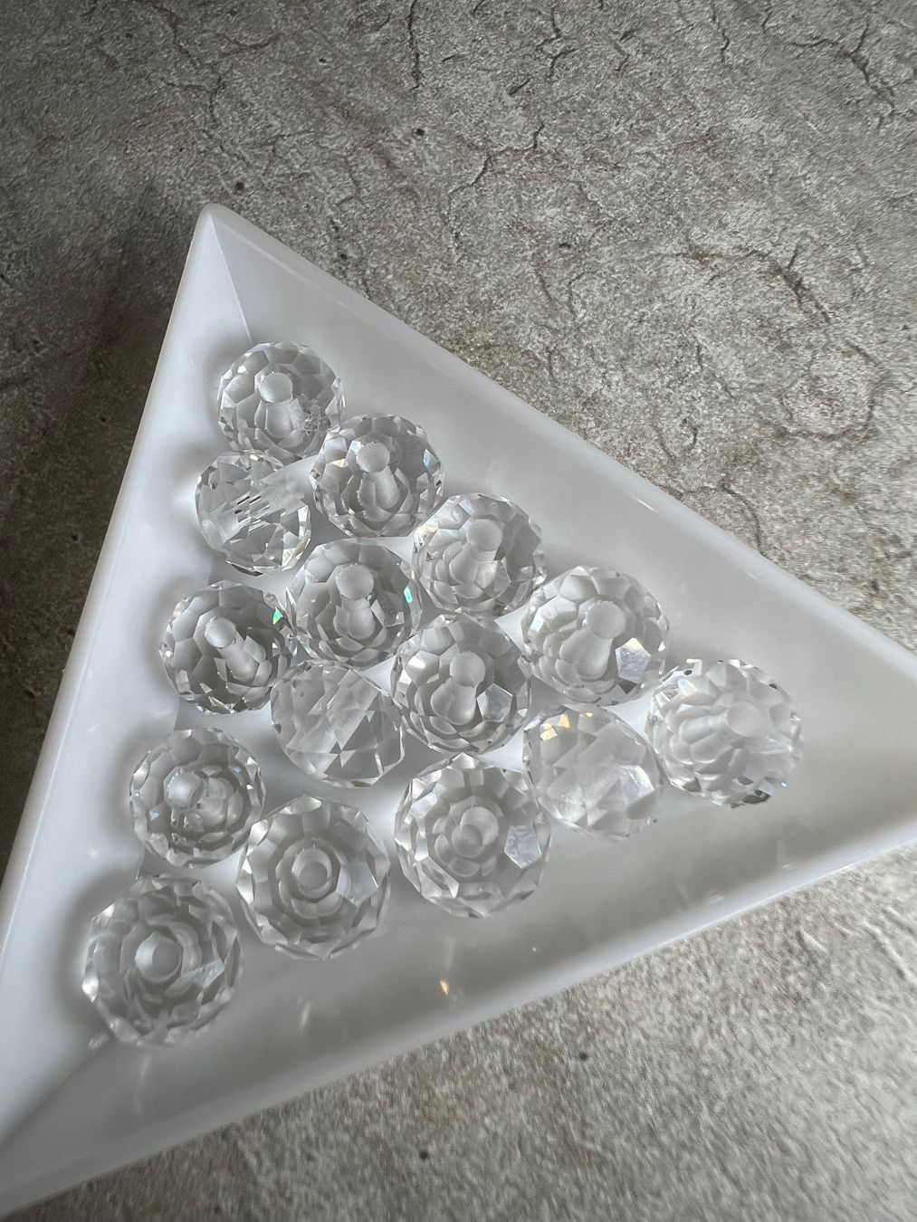 Perle (finte): Glas Perlen - 10 x 8 mm NR1 – Nuovo e nell'imballaggio originale da Stein AG venduto da Anastasia_Asya