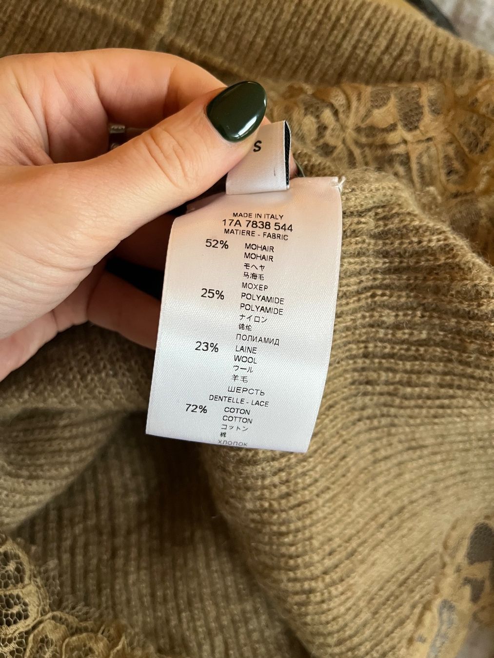 Givenchy Maglioni & Felpe: Damen Givenchy Pullover mit Spitzendetails aus Mohairwolle – Nuovo (secondo la descrizione) da Meilen venduto da Emma_321 8