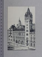 Basel, Rathaus, Künstlerkarte