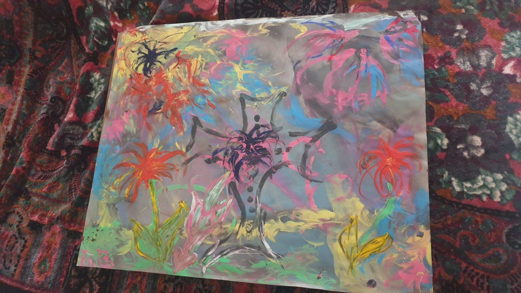 Dipinti: Bild  81x67 von GG gemalt 2000 – Usato da Zürich venduto da Mer_823