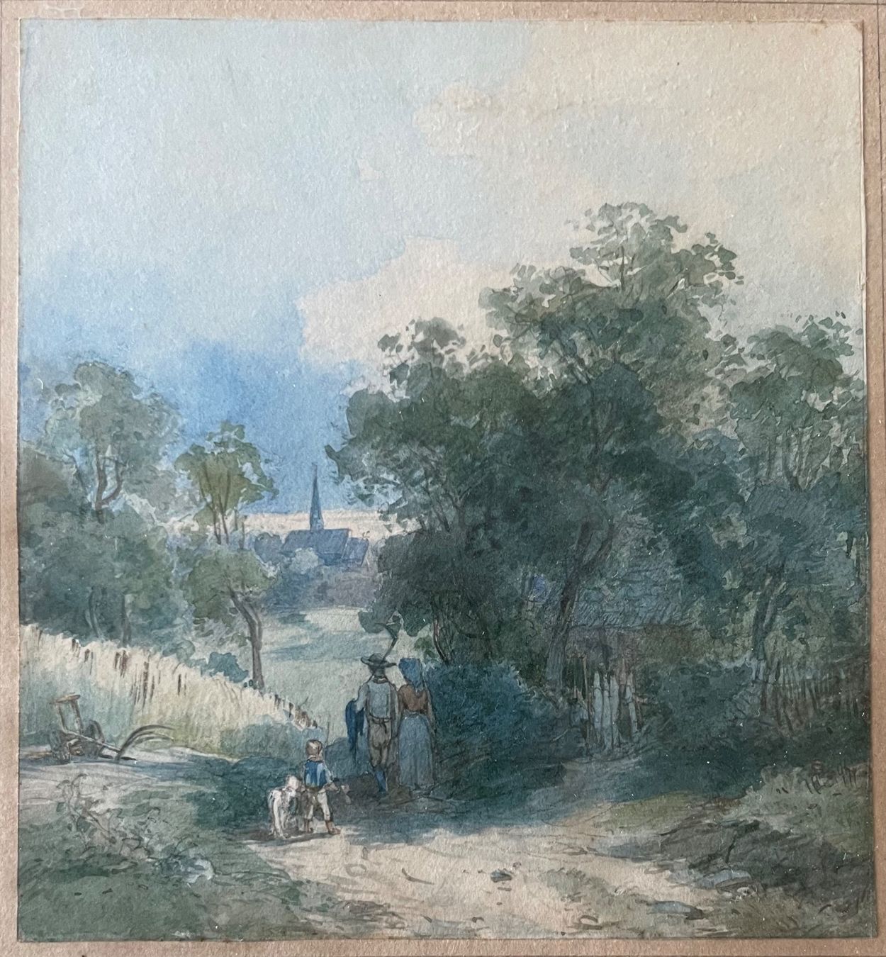 Dipinti: Aquarelle romantique allemande – Usato da Biel/Bienne venduto da Galaq 2