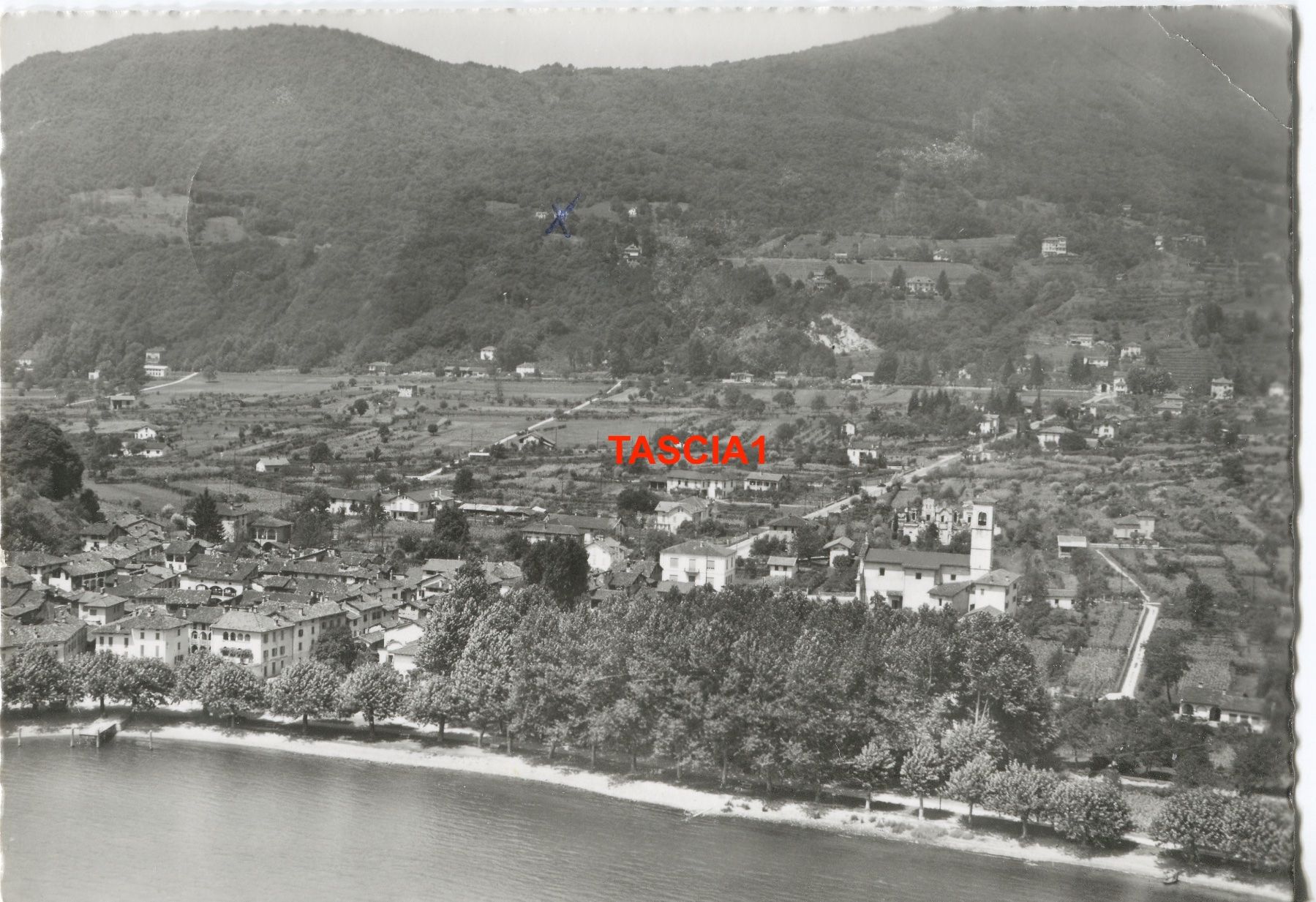 Cartoline postali: Caslano 1961 – Usato da coglio venduto da Tascia1