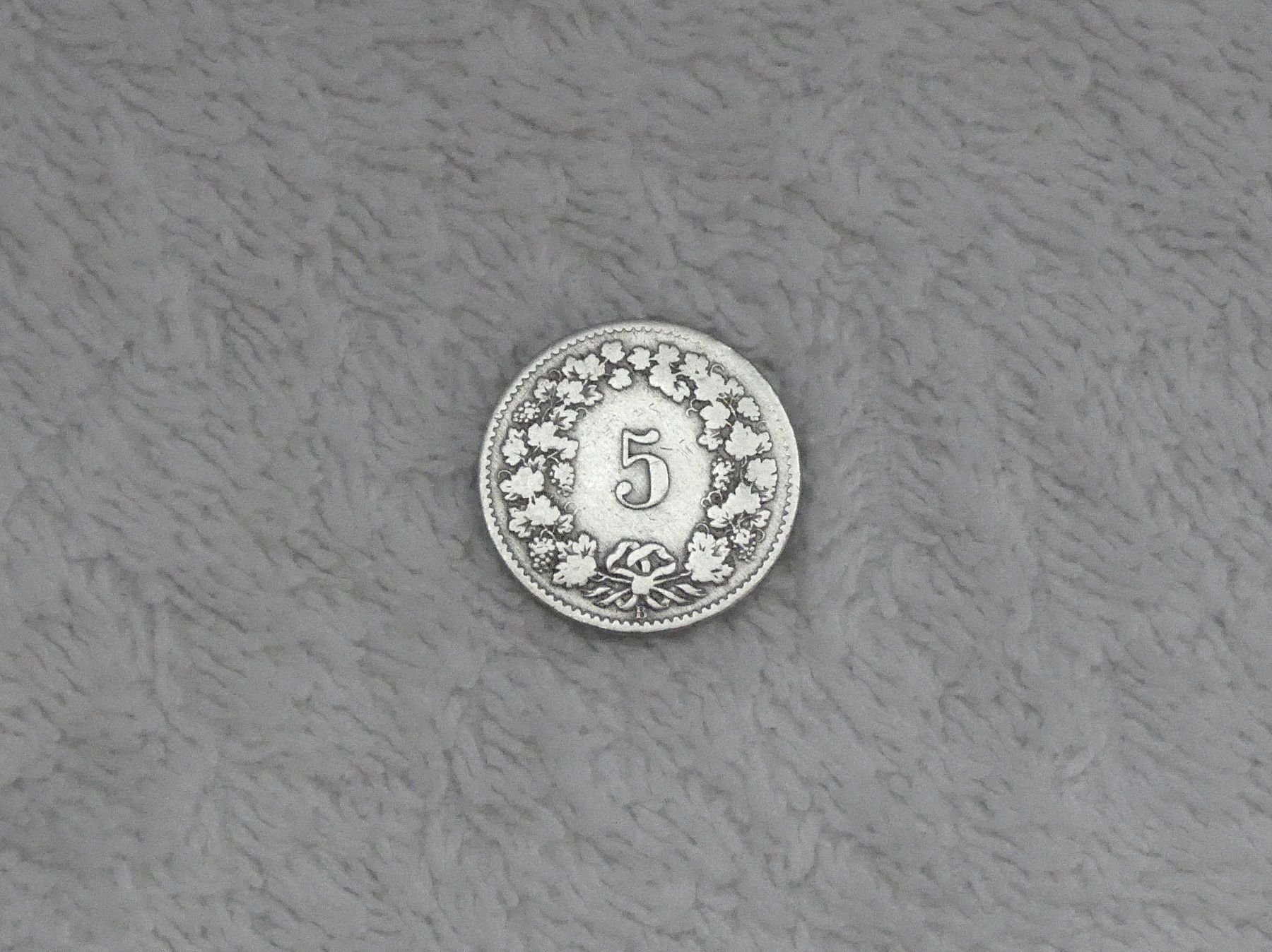 Tutti le monete: 5 centimes/Rappen 1881 – Usato da Nyon venduto da Ilmi09 1