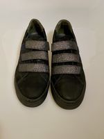 Schwarze Gabor Comfort Schuhe Gr.40.5 mit Glitzer – Neuwerti