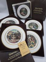 Lot 6 assiettes Royal Worcester – The King Arthur Plates – 