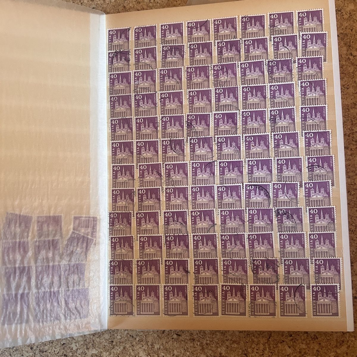 Tous les timbres: Briefmarken viele Schweizer Briefmarken! – D'occasion à Laufen par belleskulptur 6