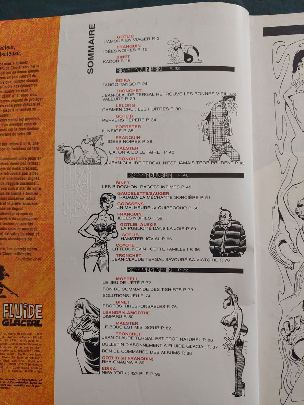 Fumetti: Fluide Glacial Or Série No 6 1998 BE+ – Usato da Genève venduto da Blu_BD 2