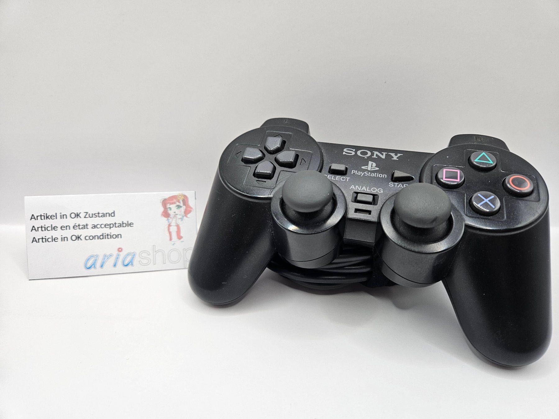 PS2 MANETTE NOIR Sous Blister Neuve Jamais Ouvert Écriture Française EUR 110,00 - FR