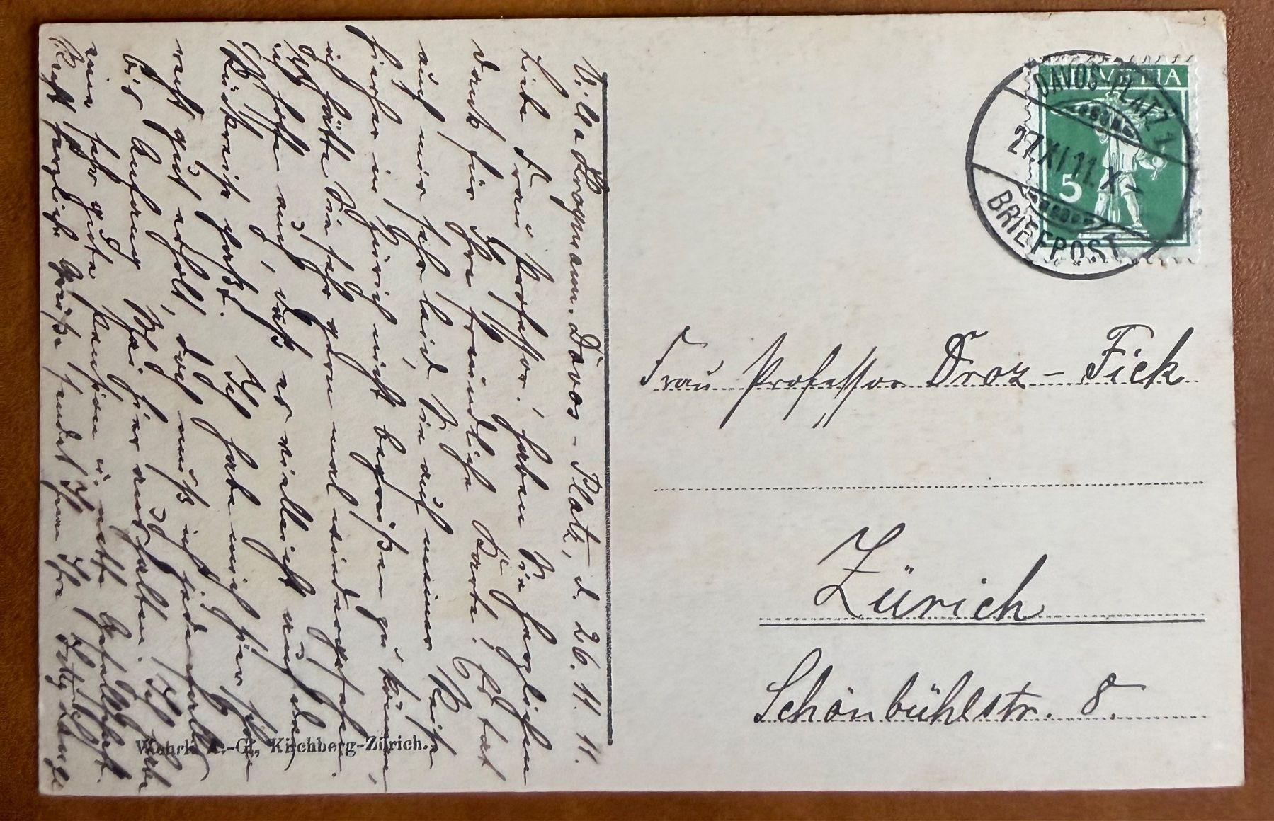 Cartoline postali: Davos - Panorama - 1911 – Usato da Lutry venduto da Ediego 1
