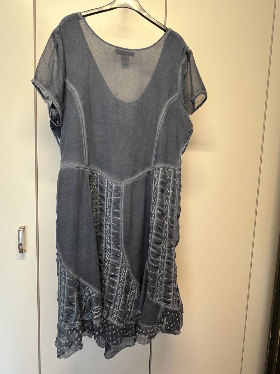 Vestiti: Kleid von Tesini, Grösse 46, blau – Nuovo (secondo la descrizione) da Stans venduto da woodpony01 3