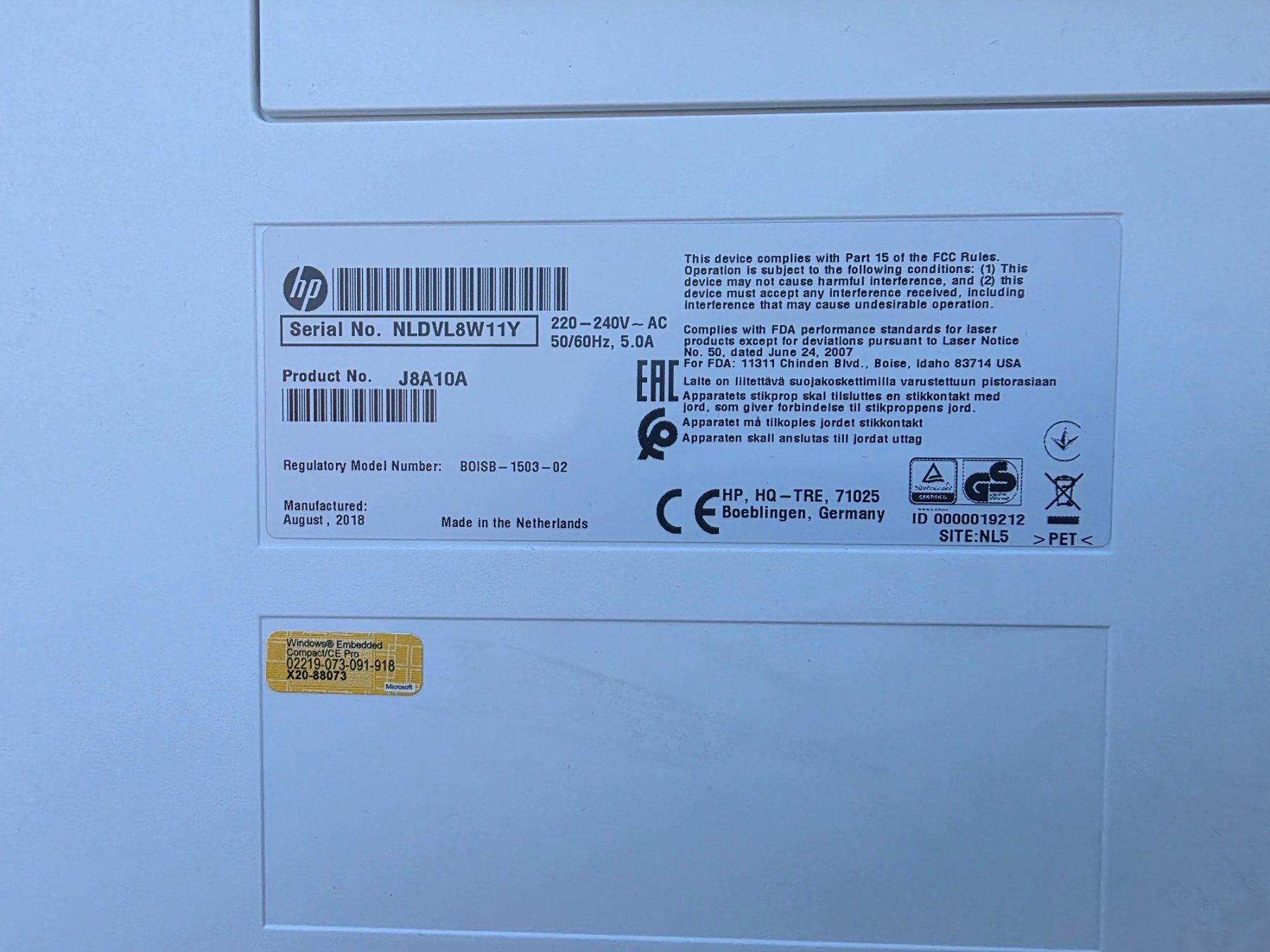Hewlett Packard Drucker: HP Color LaserJet Enterprise MFP – Gebraucht aus Buchs ZH von Perica04 2