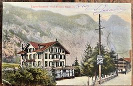 LAUTERBRUNNEN - Hôtel Pension Staubbach 1907... Schön !