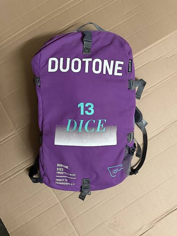 Aquilone: Kite Duotone DICE 2021 mit Bag 13m2 – Usato da Wettingen venduto da Dobleday