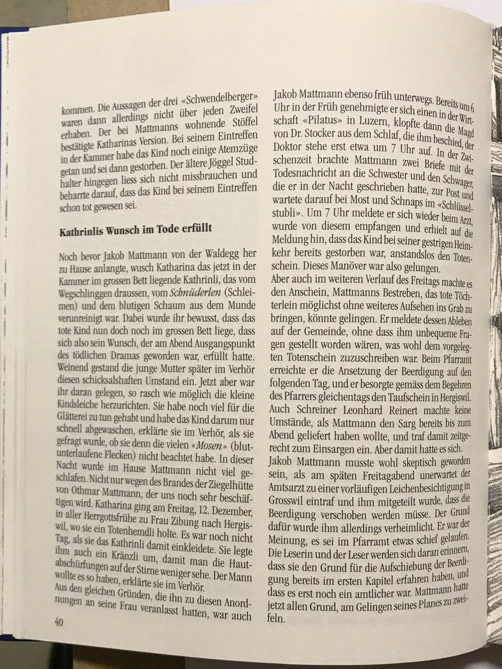 Libri: Merki Martin, Ein Luzerner Todesurteil: Jakob Mattmann – Nuovo e nell'imballaggio originale da Sarnen venduto da Livres 6