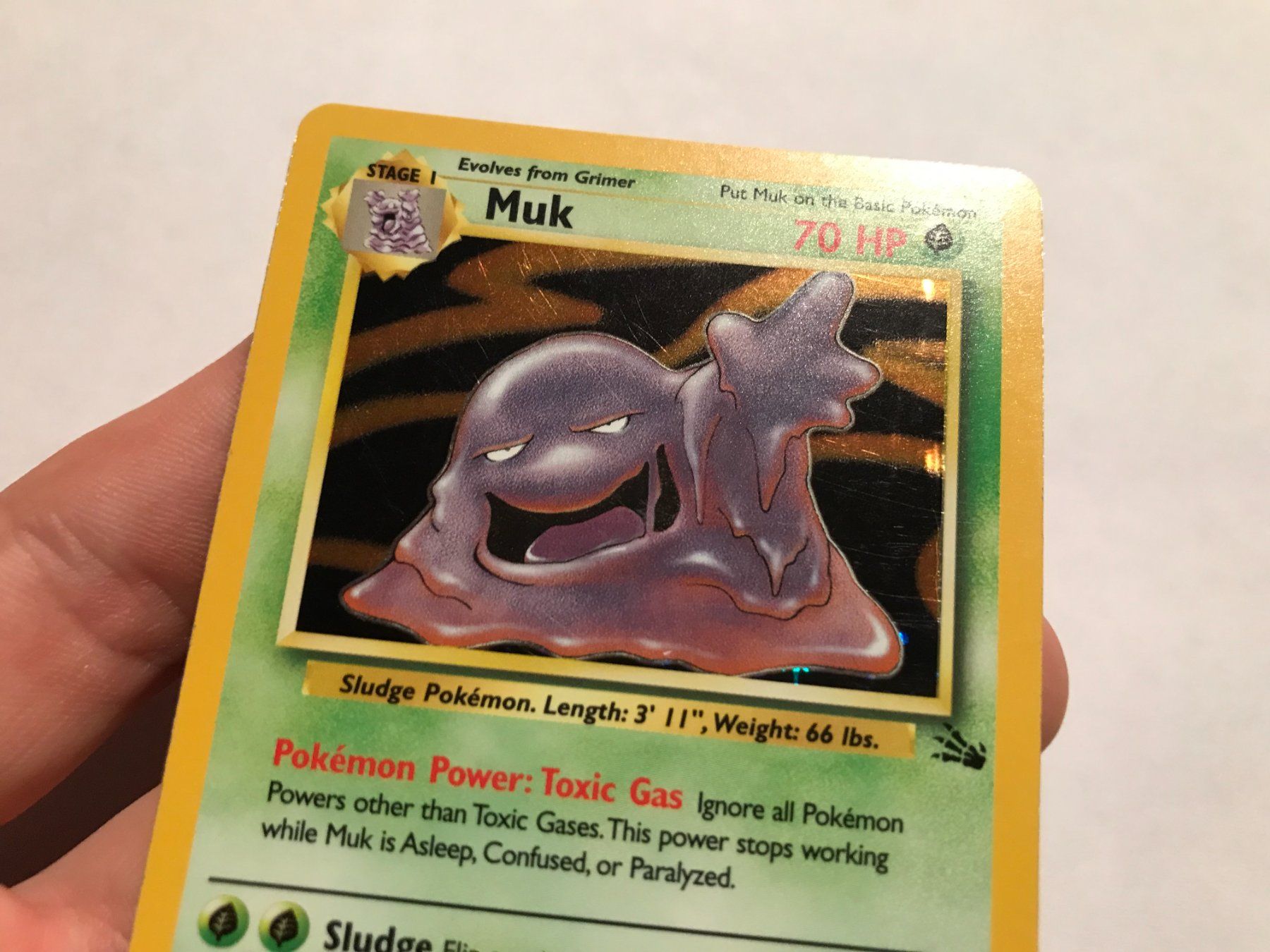 Pokémon Carte collezionabili: Muk holo Fossil EN – Usato da Hagendorn venduto da Pokecollectorch 3