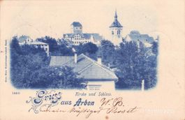 Arbon TG // 1899 Kirche und Schloss
