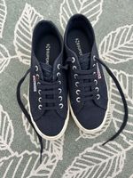 Superga Plateau Sneakers Gr. 37 dunkelblau