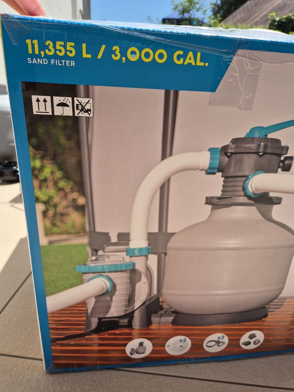 Bestway Accessori per Piscine: Sandfilterpumpe Bestway 11355 L/h – Usato da Horriwil venduto da Carved_jibe01 2