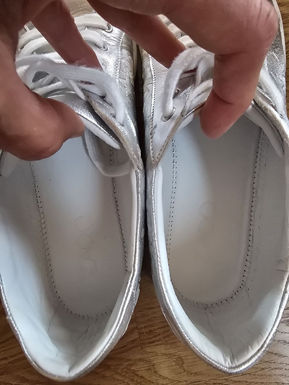 Scarpe da donna: ZAQQ Sneaker Silber 44 neuwertig – Nuovo (secondo la descrizione) da Hünikon venduto da Butz0 2