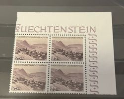 LIECHTENSTEIN Viererblock 1930 er Triesenberg