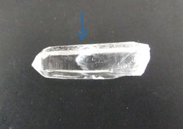 sehr schöner Bergkristall mit Phantom Einschluss