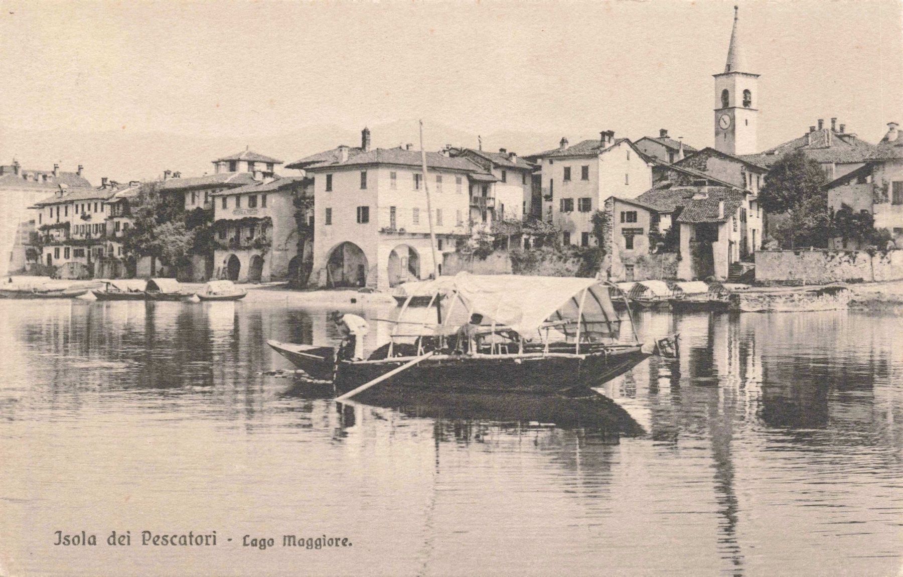 Cartoline postali: Isola dei pescatori Lago Maggiore – Usato da Biasca venduto da Blenio71