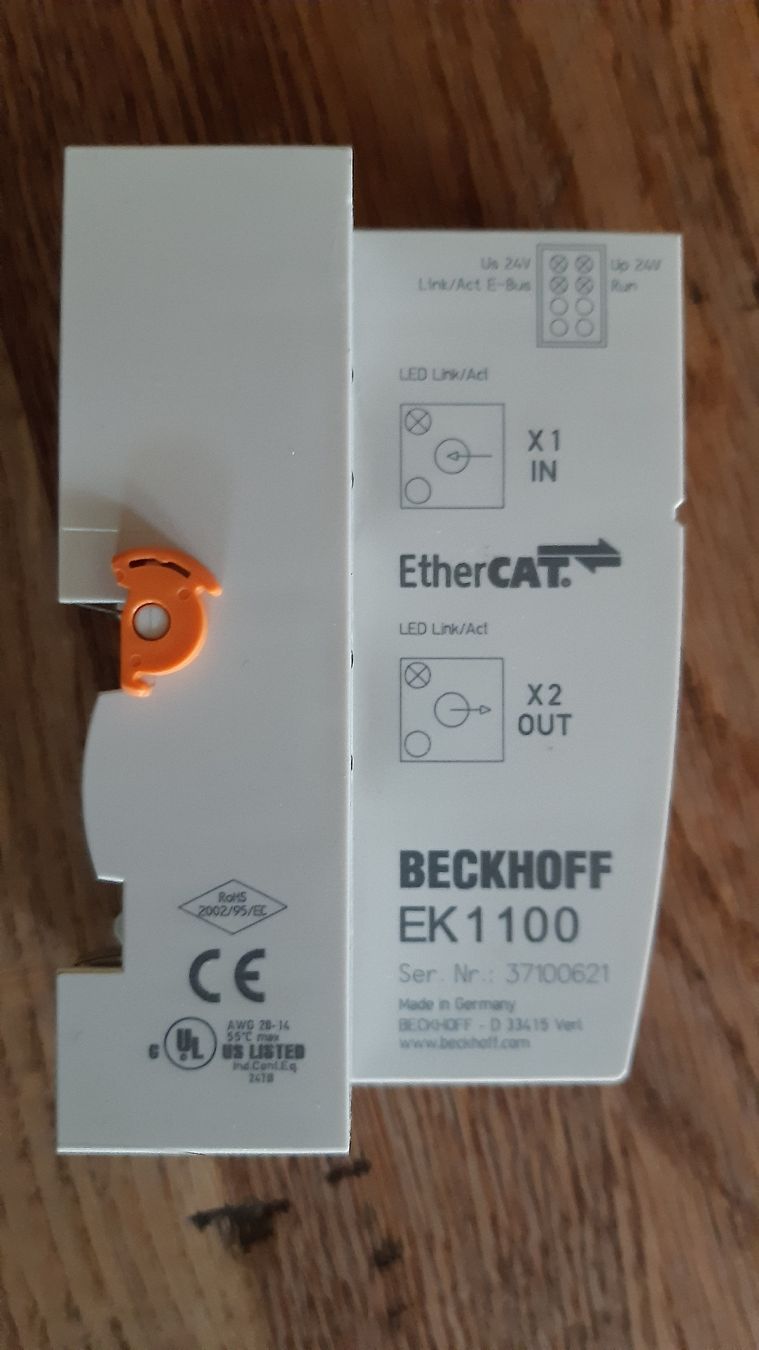 Beckhoff Componenti elettronici: Beckhoff EK1100 EtherCAT Koppler – Usato da Oey venduto da Parkplatzbrocki 1