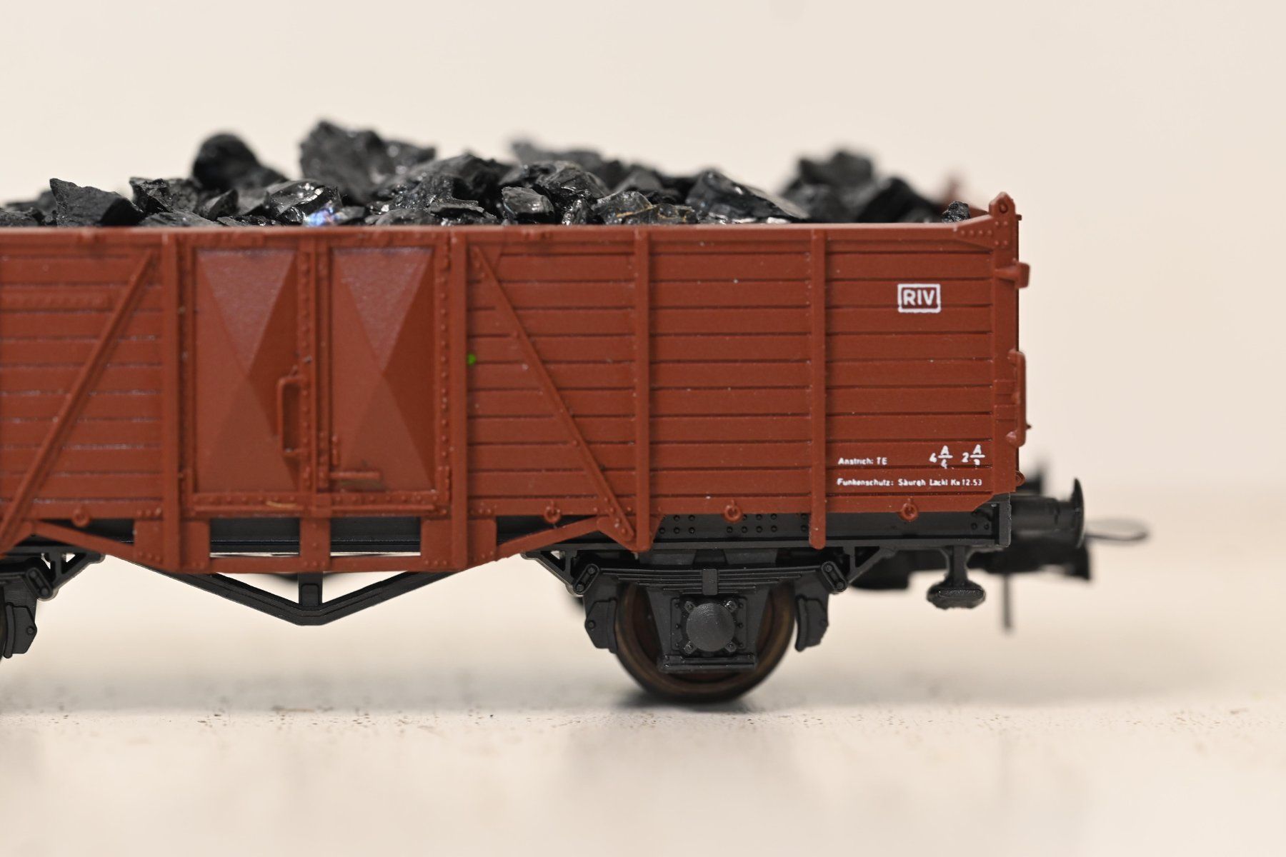 Roco Modellini di ferrovie: Kohlewagen Roco HO/DC ohne OVP – Usato da Laupen ZH venduto da Zmoewe 2