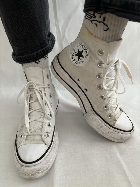 grüne converse plateau