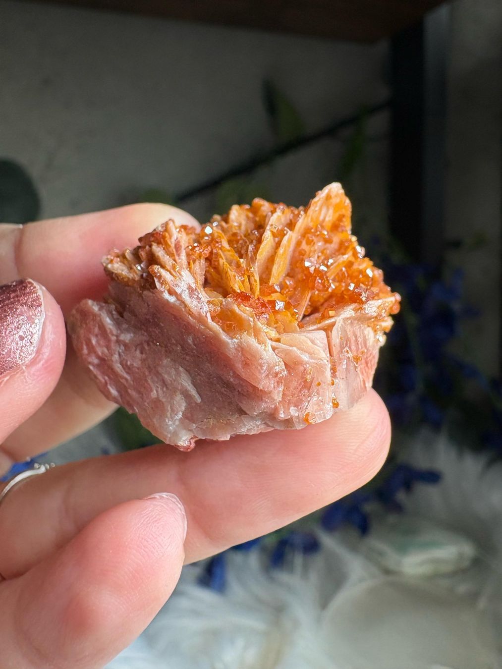 Mineralien & Heilsteine: Vanadinit auf Baryt – Neu (gemäss Beschreibung) aus Neuheim von m.hald 2