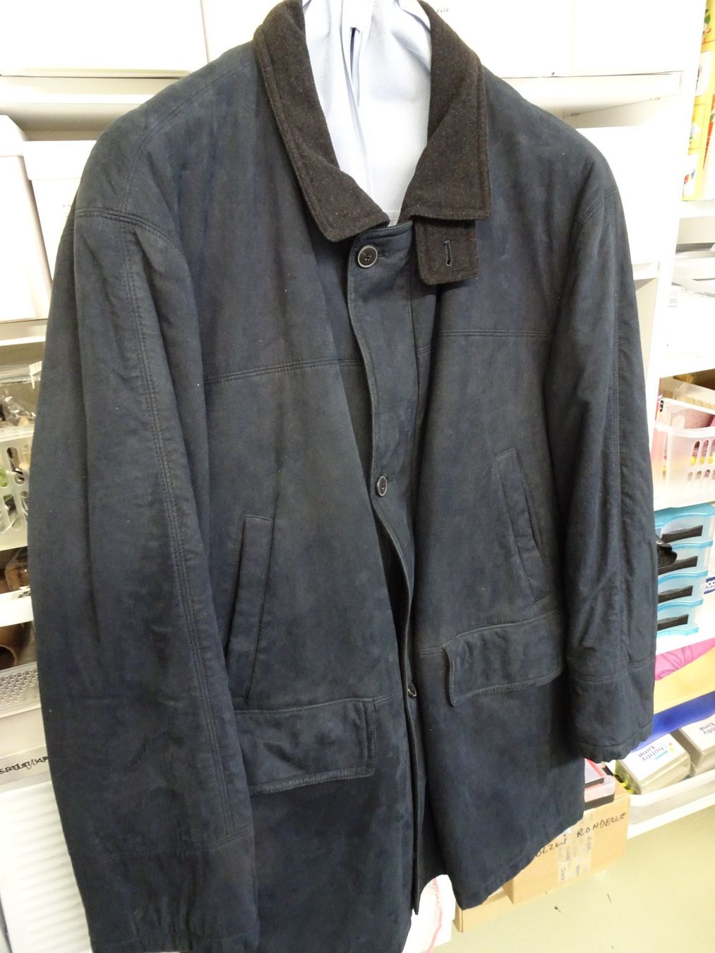 Jacken: Herren WinterJacke, Gr.54 dunkelblau – Neu (gemäss Beschreibung) aus Grüt (Gossau ZH) von spitzig