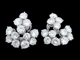 Brillanten 20ct (F-H) Ohrhänger 18k WG Länge 5.5cm *S2190
