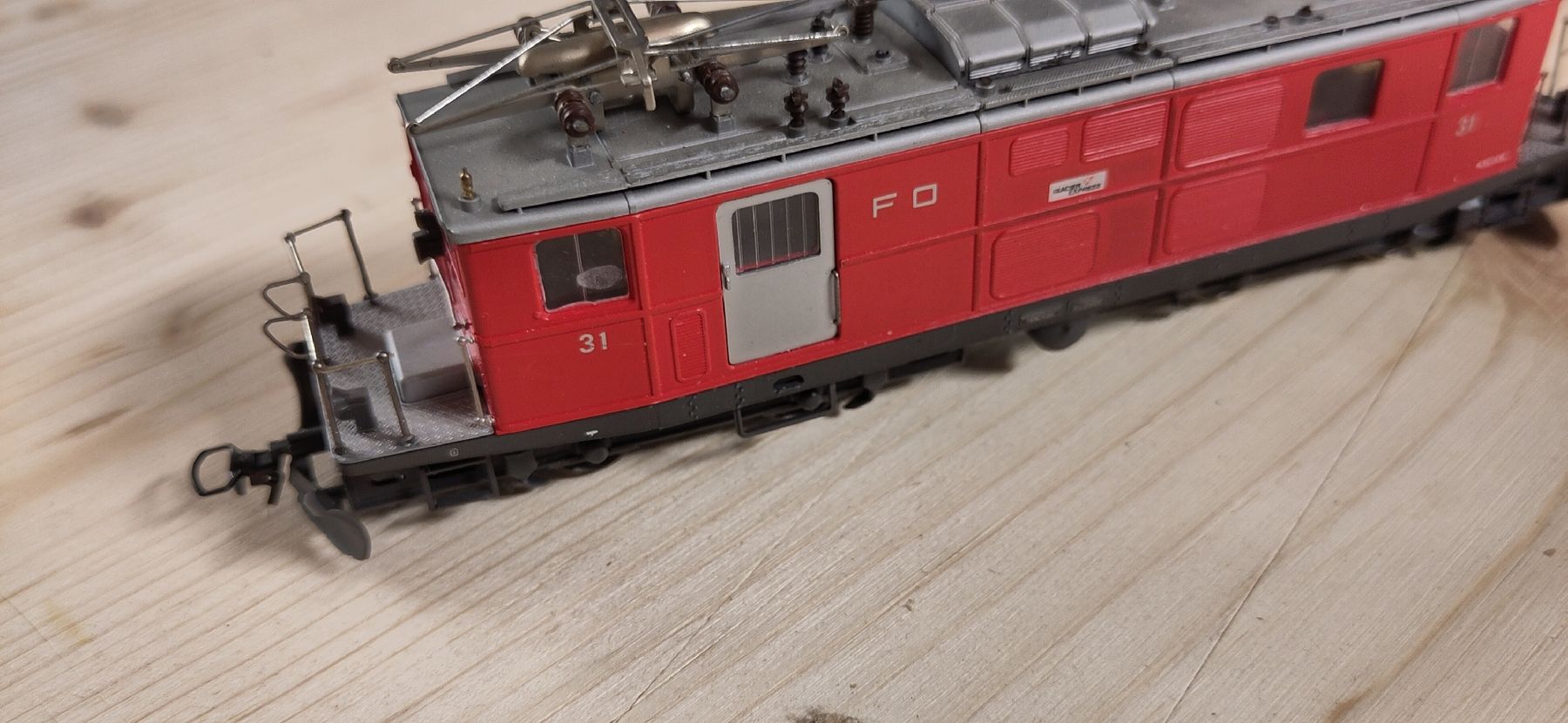 Bemo Modellini di ferrovie: Bemo HGe 4/4 FO Glacier Express 31 – Usato da Liebefeld venduto da robi15blue 4