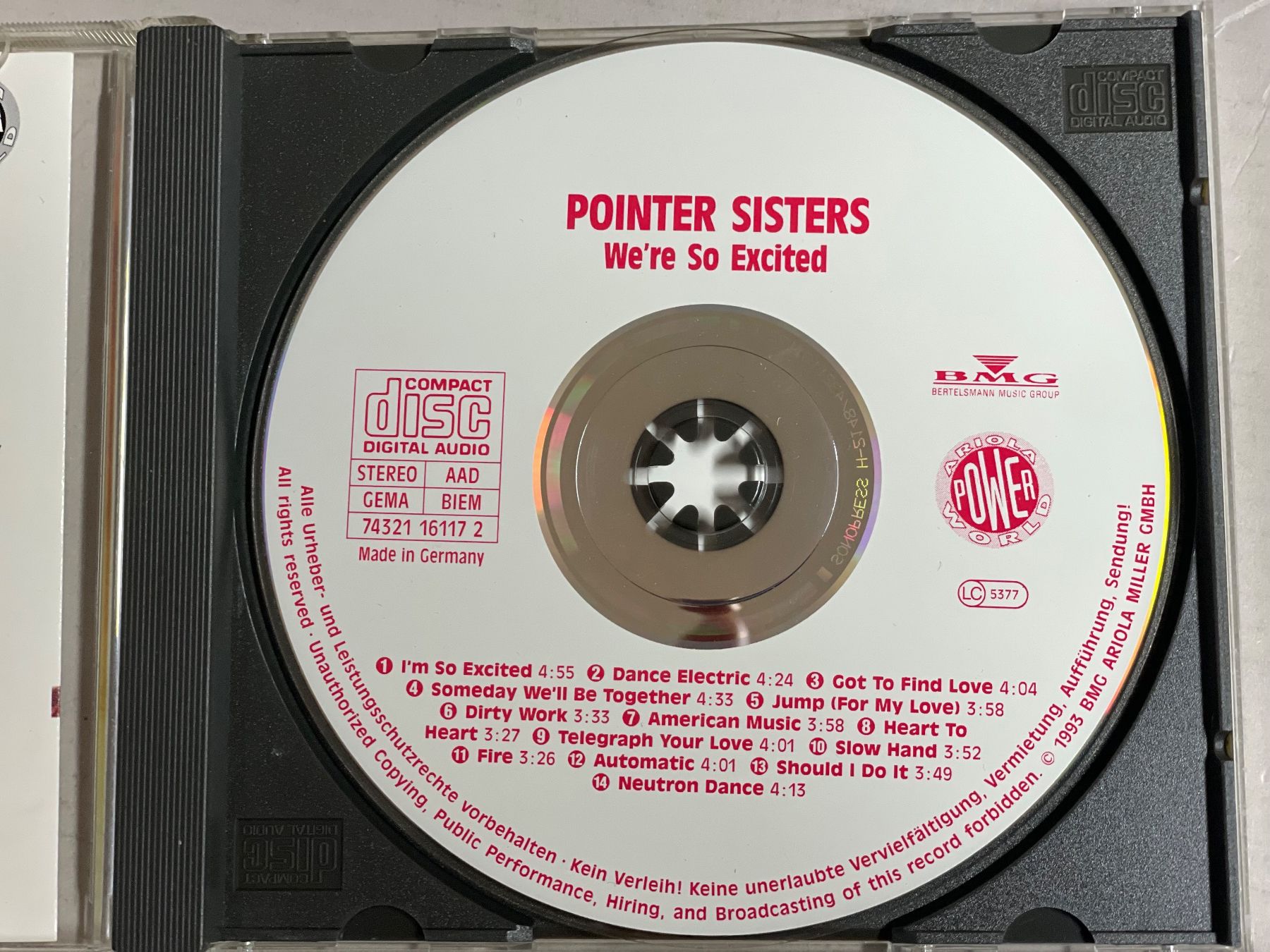 CDs: Pointer Sisters-We're So Excited - Soul Disco-Top – Gebraucht aus Muri b. Bern von AdidasCollector 2