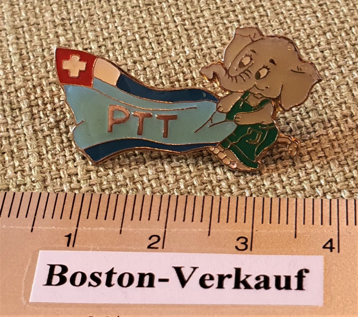 Alle Briefmarken: A823 - PTT Elefant Schweiz Die Post – Gebraucht aus Reinach BL von Boston-Verkauf 2