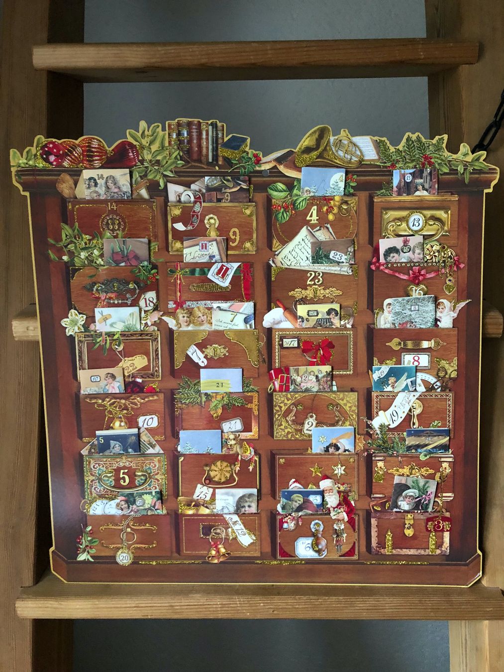 Kalender: wunderschöner, nostalgischer Adventskalender – Neu und originalverpackt aus Ittenthal von Hwaggis