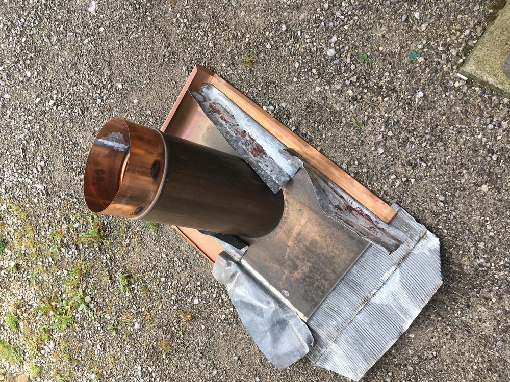 TAISOCA Ofenrohr Edelstahl - Ofenkamin Außenbereich Mit Dämpfer & Regenschutz