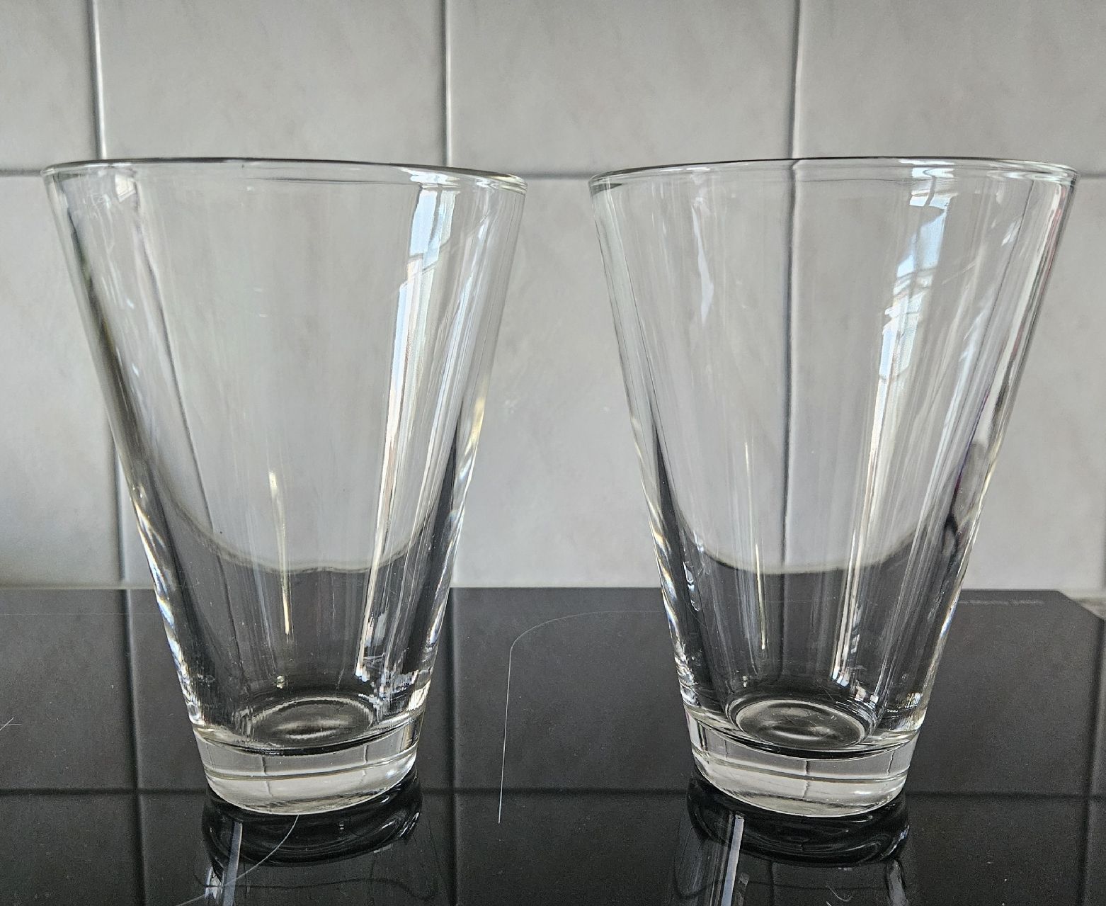 Vasi & Recipienti: 2er Set Glas-Vasen rund – Usato da Cham venduto da Fischli84
