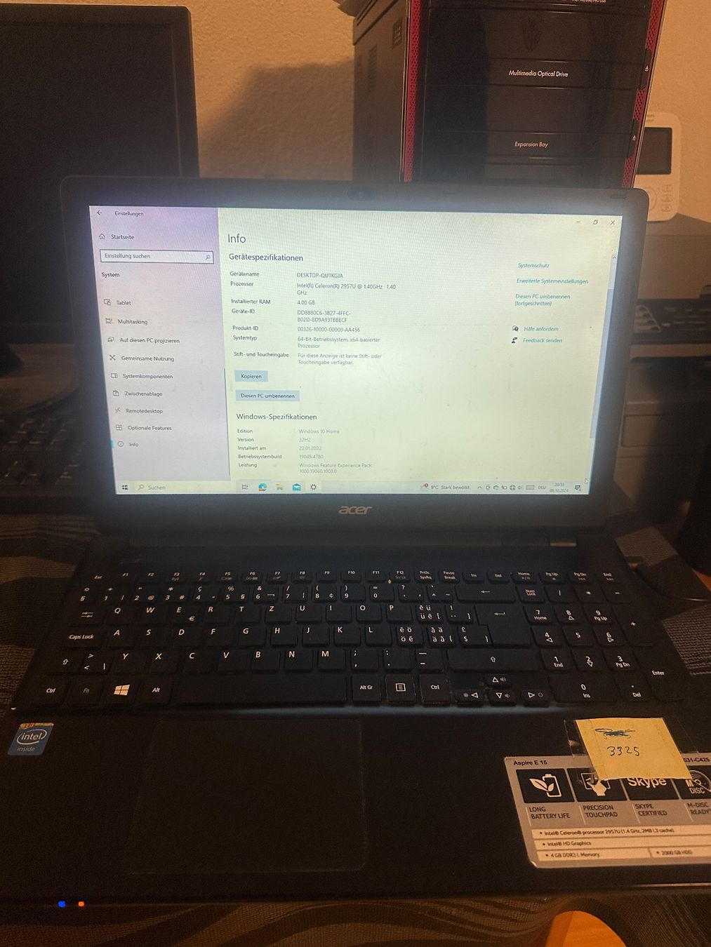 Acer Notebook: Acer Laptop – Usato da Urtenen-Schönbühl venduto da Amg