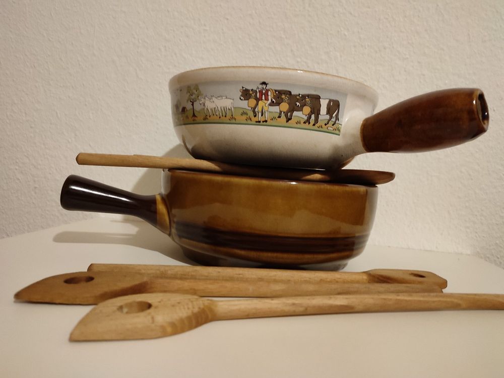 1Stk, Vintage Schweizer Landert 22 Käse-Fondue Topf | Kaufen auf Ricardo